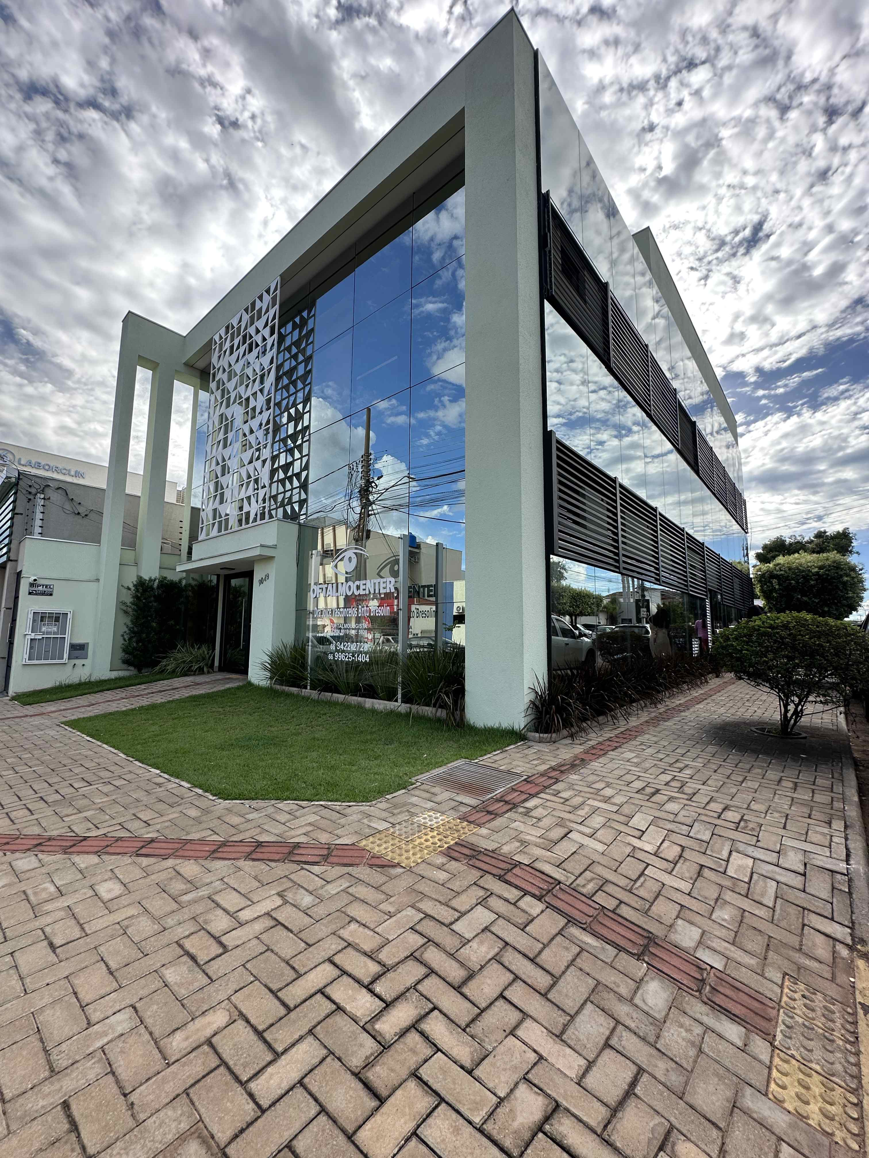 Fachada da Oftalmocenter em Rondonópolis